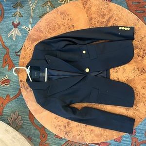 SMYTHE woman’s duchess blazer, black size 2, good condition, very flattering!